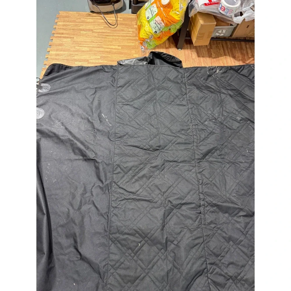Duke & Dixie Dog Car Seat Cover Black Quilted Oxford Fabric Hammock Style 55x51